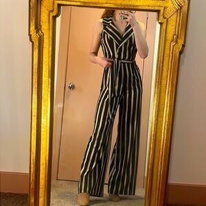 Stripe Wide Leg Jumper